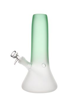 Rocket Man sandblasted Glass-Bong toppart color Green
