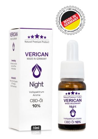 Verican "Night" CBD Vollspektrum Aroma Öl 10%