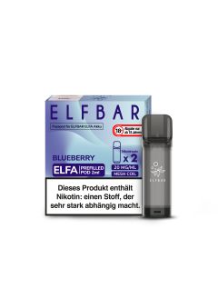 Elf Bar-Elfa Blueberry Perfilled Pod 2x2ml 20mg (10er Paket)